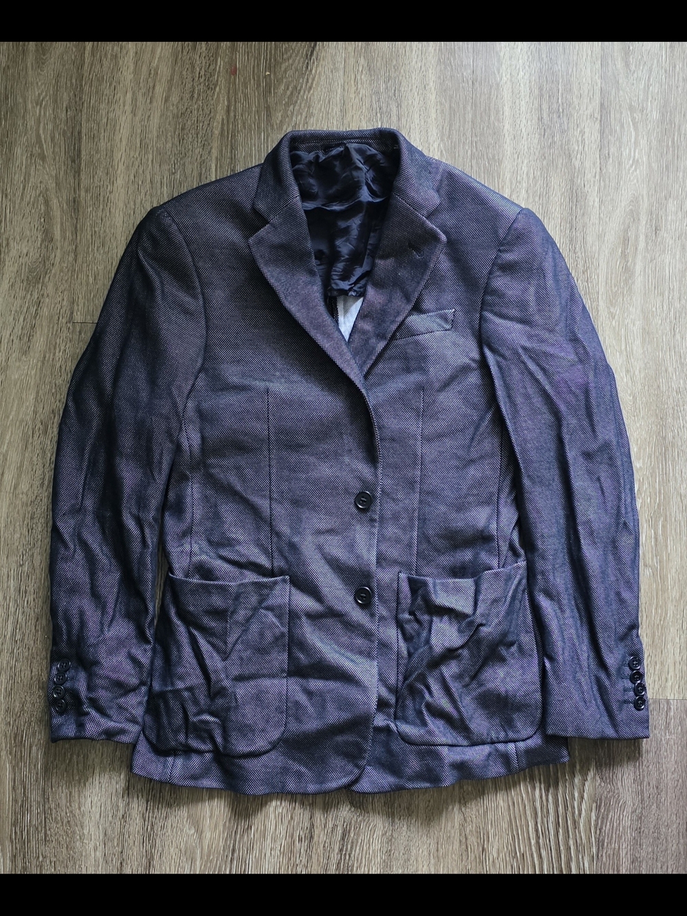 Men's Purple Casual Blazer Jacket ARMANI COLLEZIONI size 46